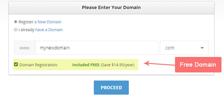 SiteGround Coupon: Free Domain Name