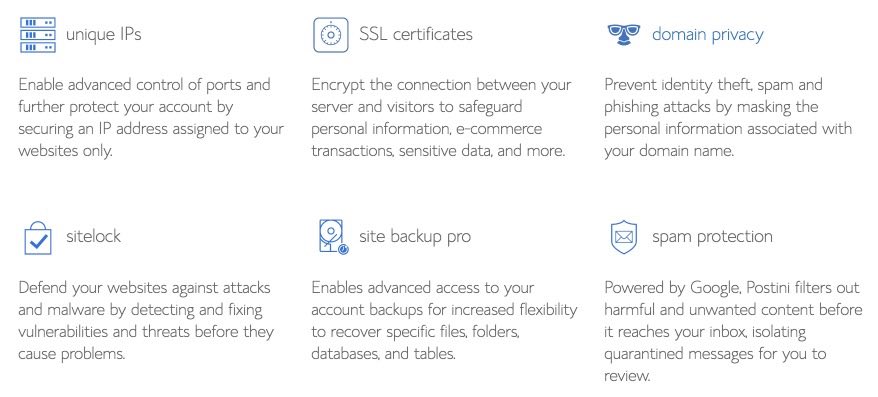 Bluehost additional features