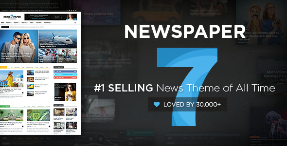 Newspaper theme from ThemeForest