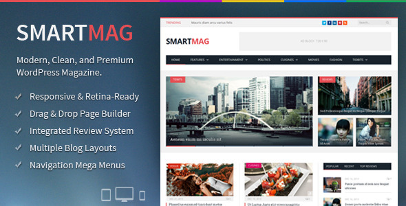 SmartMag Theme from ThemeForest