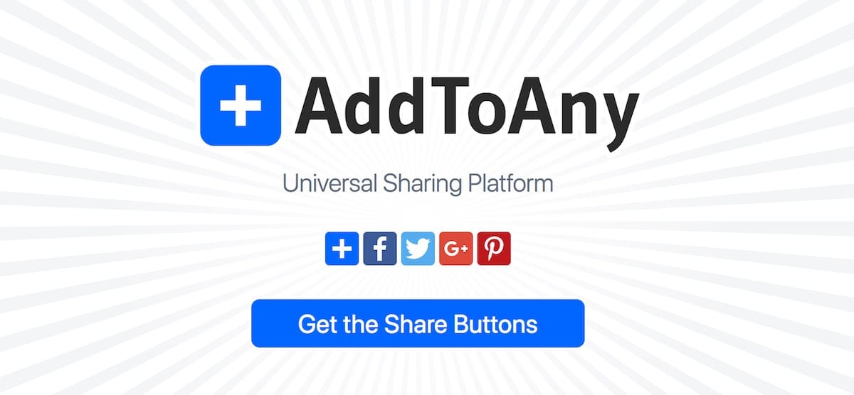 AddToAny Social Sharing Buttons