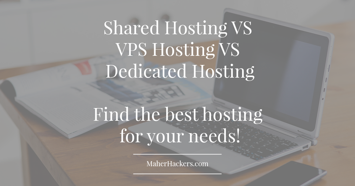 Shared vs VPS vs Dedicated Hosting