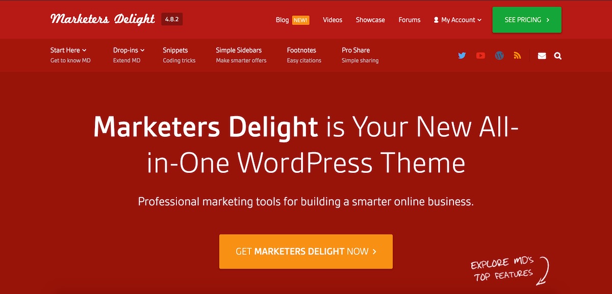 Marketers Delight - Best Premium WordPress Themes