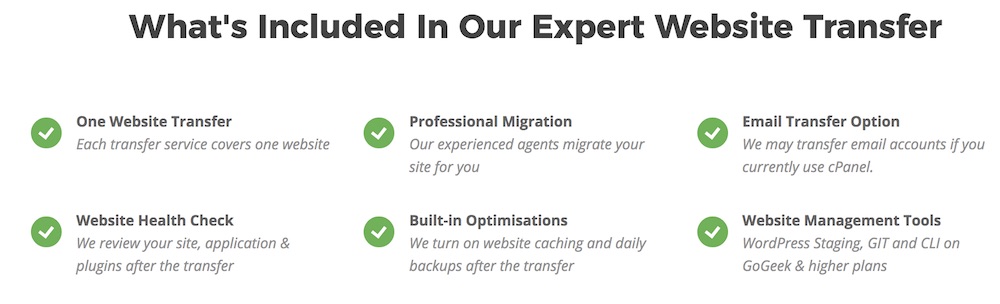 SiteGround Free Website Migration