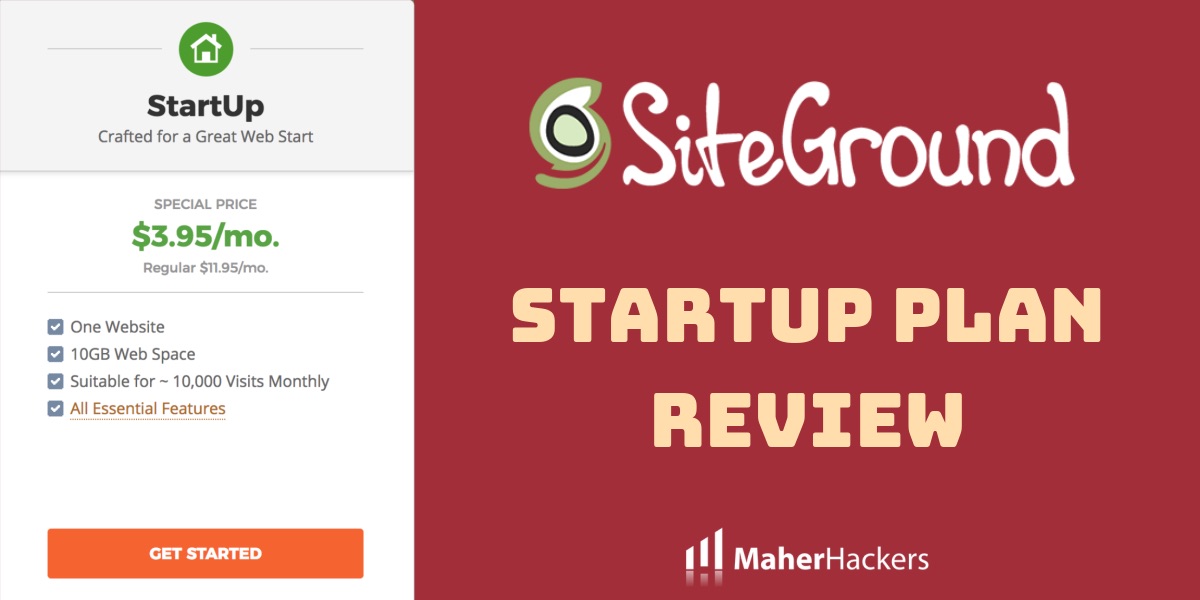 SiteGround StartUp Review