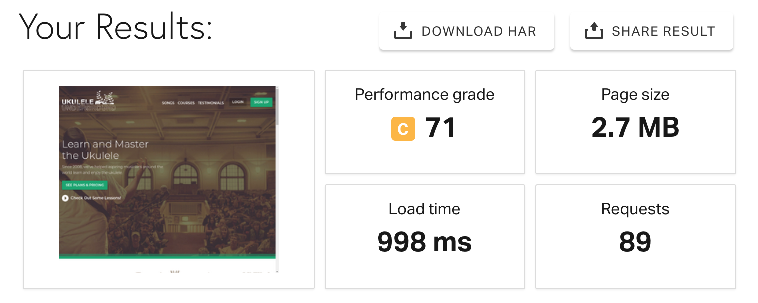 SiteGround Hosting Speed Test