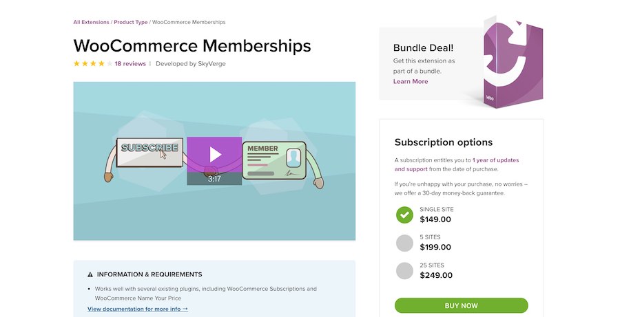 WooCommerce Memberships