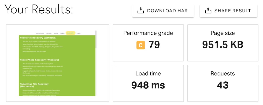 Hawk Host Loading Speed