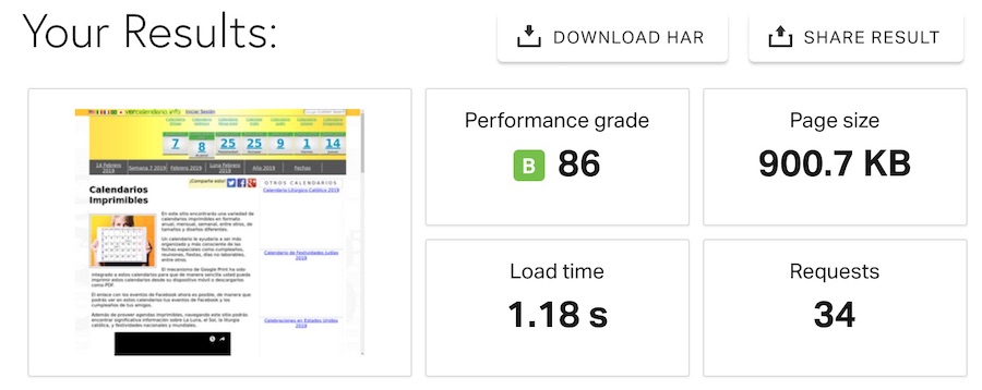 Bluehost Web Hosting Speed Test