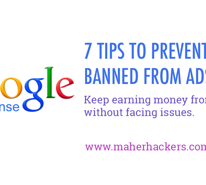 7 Ways to Prevent Your Adsense Account From Getting Banned